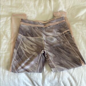 CALIA by Carrie Underwood Marble Print Leggings - Pink